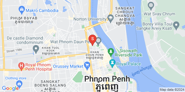 Map of Phnom Penh Thmey, Sen Sok, Phnom Penh