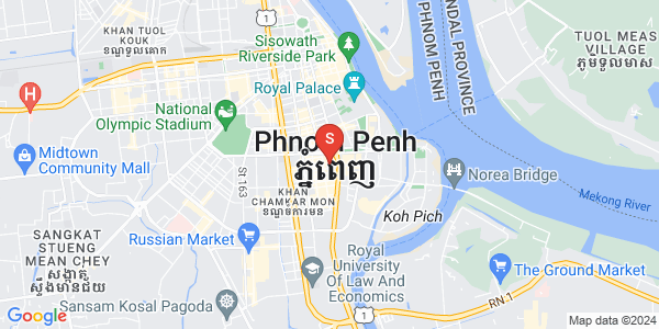 万景岗1分区（BKK1), 波哥堪, 金边地图