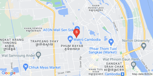 Mapa: Phnom Penh Thmey, Sen Sok, Phnom Penh