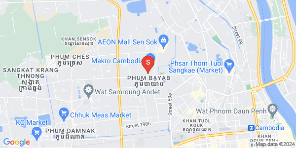 新金边, 森速区, 金边地图