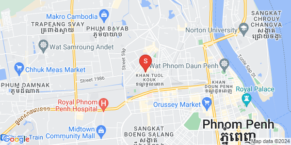 แผนที่ บึงกัก 2, ตวลโคก, พนมเปญ