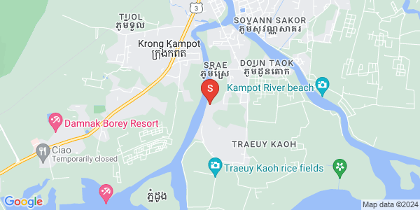 Map of Traeuy Kaoh, Kampot