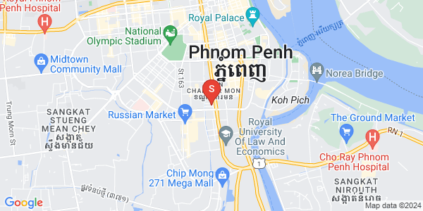 Mapa: BKK 3, Boeng Keng Kang, Phnom Penh