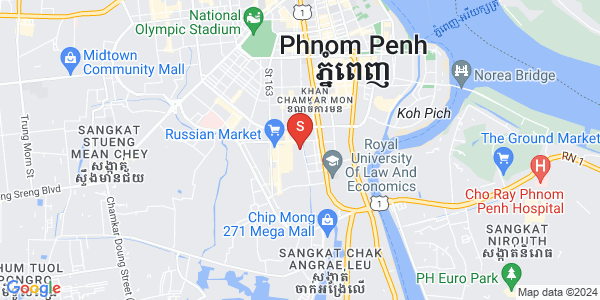 Map of Toul Svay Prey 1, Boeng Keng Kang, Phnom Penh