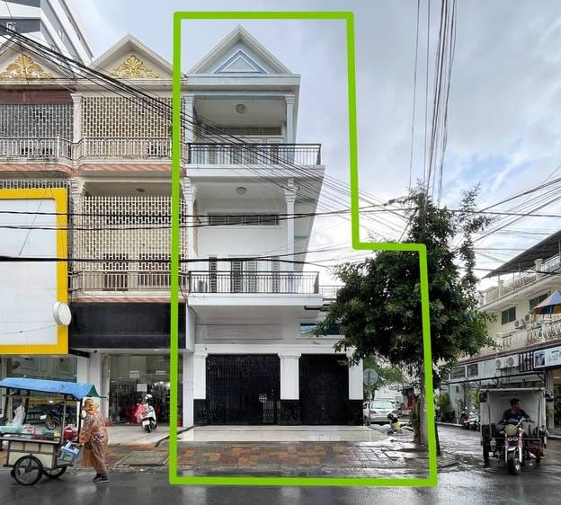Toul Tum Poung 2, Chamkarmon, Phnom Penh的店屋出租