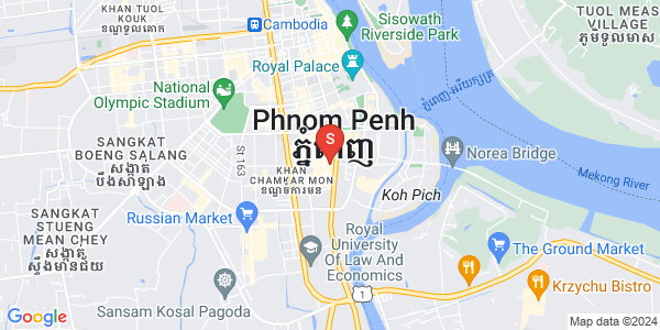 BKK 1, ボンケンコン, プノンペンの地図