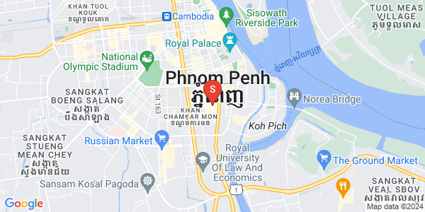 Map of BKK 1, Boeng Keng Kang, Phnom Penh