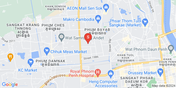 新金边, 森速区, 金边地图