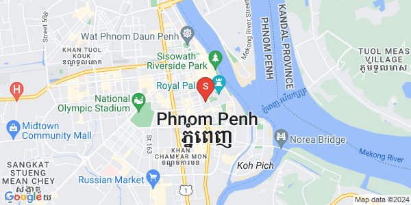 Mapa: Chakto Mukh, Daun Penh, Phnom Penh