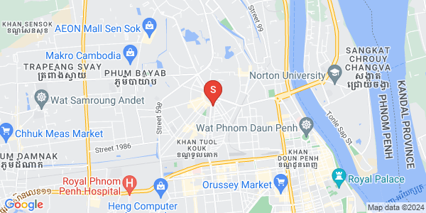 万谷湖1分区, 堆谷区, 金边地图