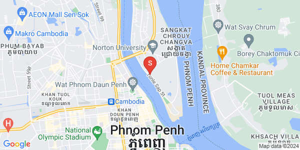 Mapa: Chroy Changvar, Phnom Penh