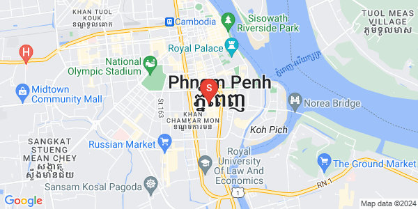 Map of BKK 1, Boeng Keng Kang, Phnom Penh