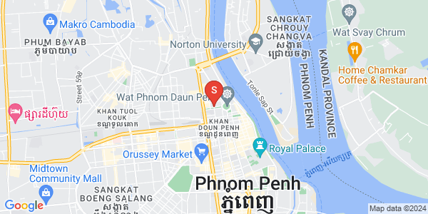 Map of Phsar Kandal I, Daun Penh, Phnom Penh