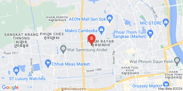 新金边, 森速区, 金边地图