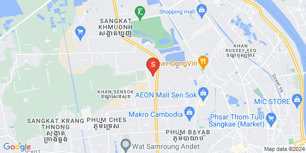 Khmuonh구역, 모리 속도 구, 프놈펜 지도