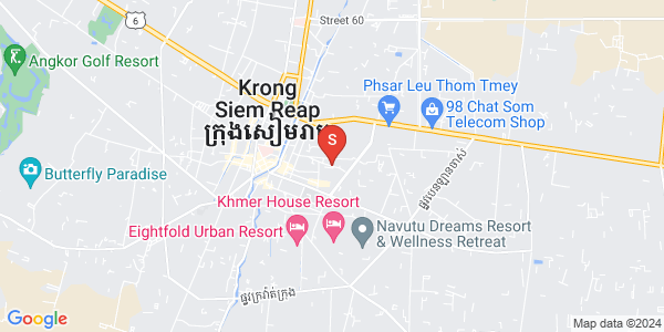 Carte de Sala Kamraeuk, Siem-Réap