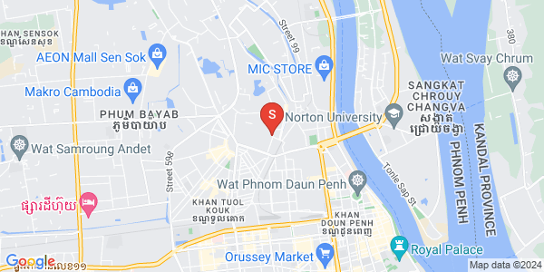 แผนที่ ตวลสังแก 1, รุสเซ็ยแกว, พนมเปญ