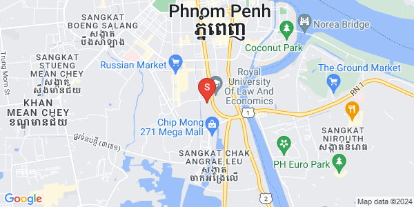 Mapa: Boeung Trabek, Chamkarmon, Phnom Penh