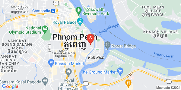 백색하구역, 짬까몬, 프놈펜 지도