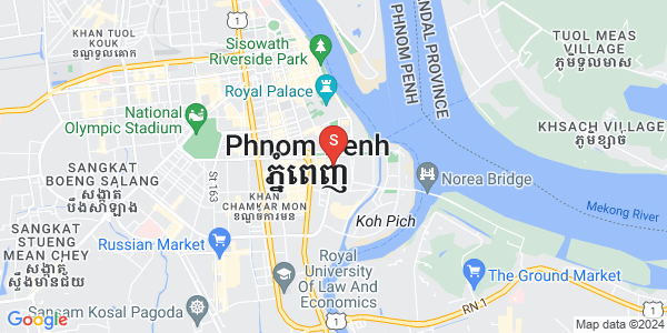 แผนที่ โตนเลบาสัก, จัมการมอน, พนมเปญ