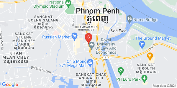 แผนที่ พสาร์เดิมทะกอ, จัมการมอน, พนมเปญ