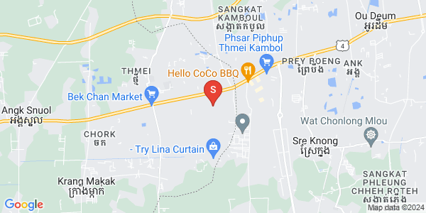 Carte de Kamboul, Phnom Penh