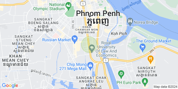 Mapa: Boeung Trabek, Chamkarmon, Phnom Penh