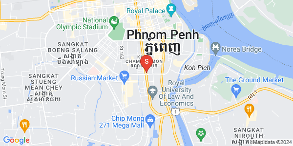 Mapa: BKK 3, Boeng Keng Kang, Phnom Penh