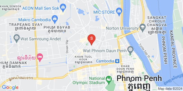 万谷湖1分区, 堆谷区, 金边地图