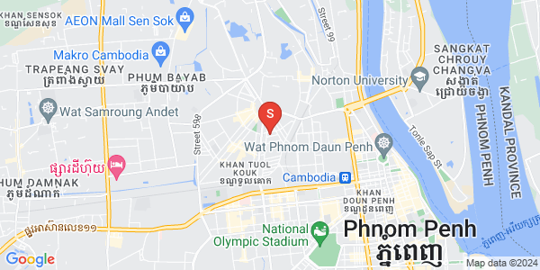 แผนที่ บึงกัก 1, ตuolโกก, พนมเปญ