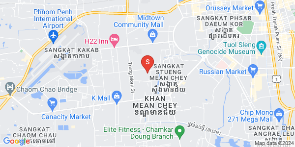 Mapa: Ou Baek K'am, Sen Sok, Phnom Penh