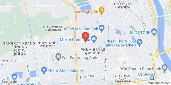 Mapa: Phnom Penh Thmey, Sen Sok, Phnom Penh