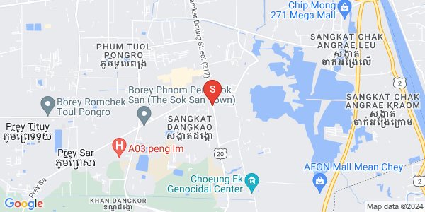 แผนที่ เปร็ยสา, ดังกอ, พนมเปญ