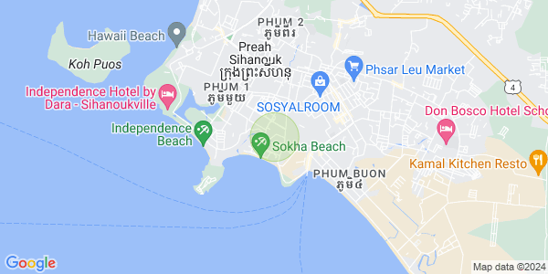 三号分区, 西哈努克城地图