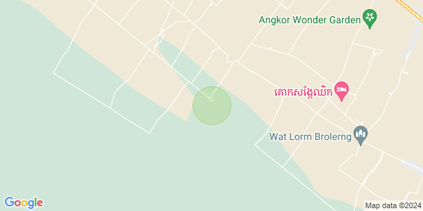 Khchas村, Sout Nikom市, 暹粒地图