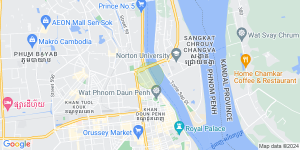 スラチャク, ドーンペン, プノンペンの地図