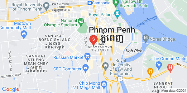 Map of BKK 3, Boeng Keng Kang, Phnom Penh