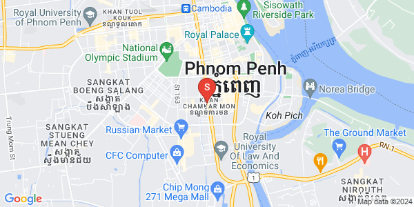 Map of BKK 2, Boeng Keng Kang, Phnom Penh