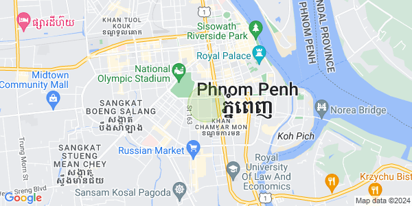 Mapa: BKK 2, Boeng Keng Kang, Phnom Penh