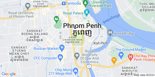 Mapa: BKK 1, Boeng Keng Kang, Phnom Penh