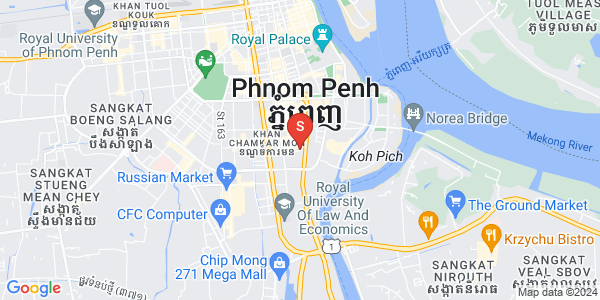 แผนที่ โตนเลบาสัก, จัมการมอน, พนมเปญ