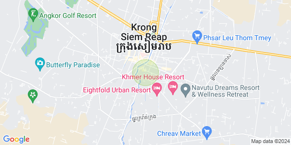 Sala Kamraeuk县, 暹粒地图