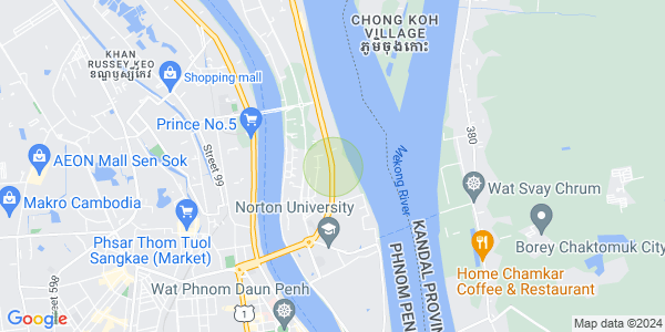 Carte de Preaek Lieb, Chroy Changvar, Phnom Penh
