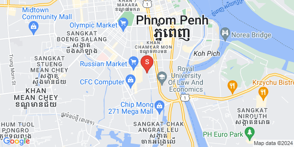 Mapa: Toul Tum Poung 2, Chamkarmon, Phnom Penh