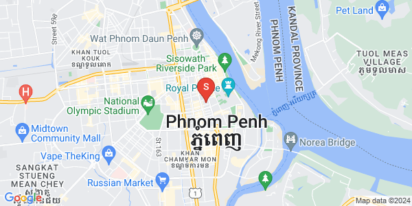 Mapa: Chakto Mukh, Daun Penh, Phnom Penh