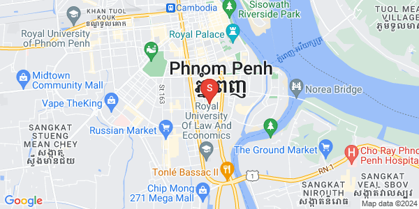 Mapa: BKK 1, Boeng Keng Kang, Phnom Penh