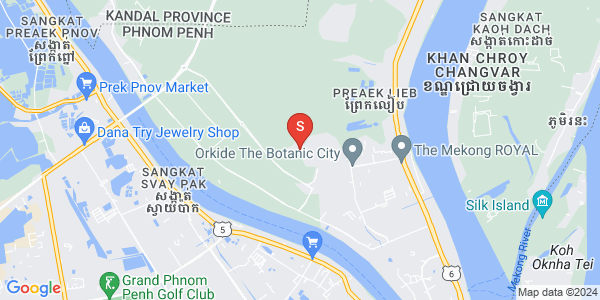 แผนที่ Avenue GS Orkide, Preaek lieb, จเรยจังวา, พนมเปญ