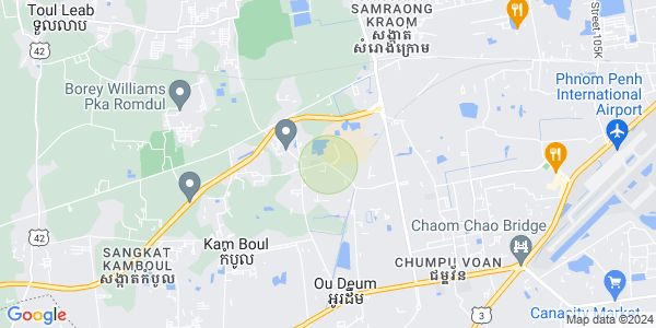 Mapa: Snaor, Kamboul, Phnom Penh