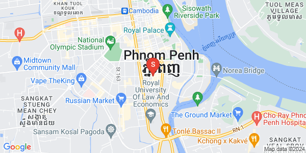 Mapa: BKK 1, Boeng Keng Kang, Phnom Penh