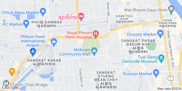 ផែនទី ទឹកថ្លា, សែនសុខ, ភ្នំពេញ